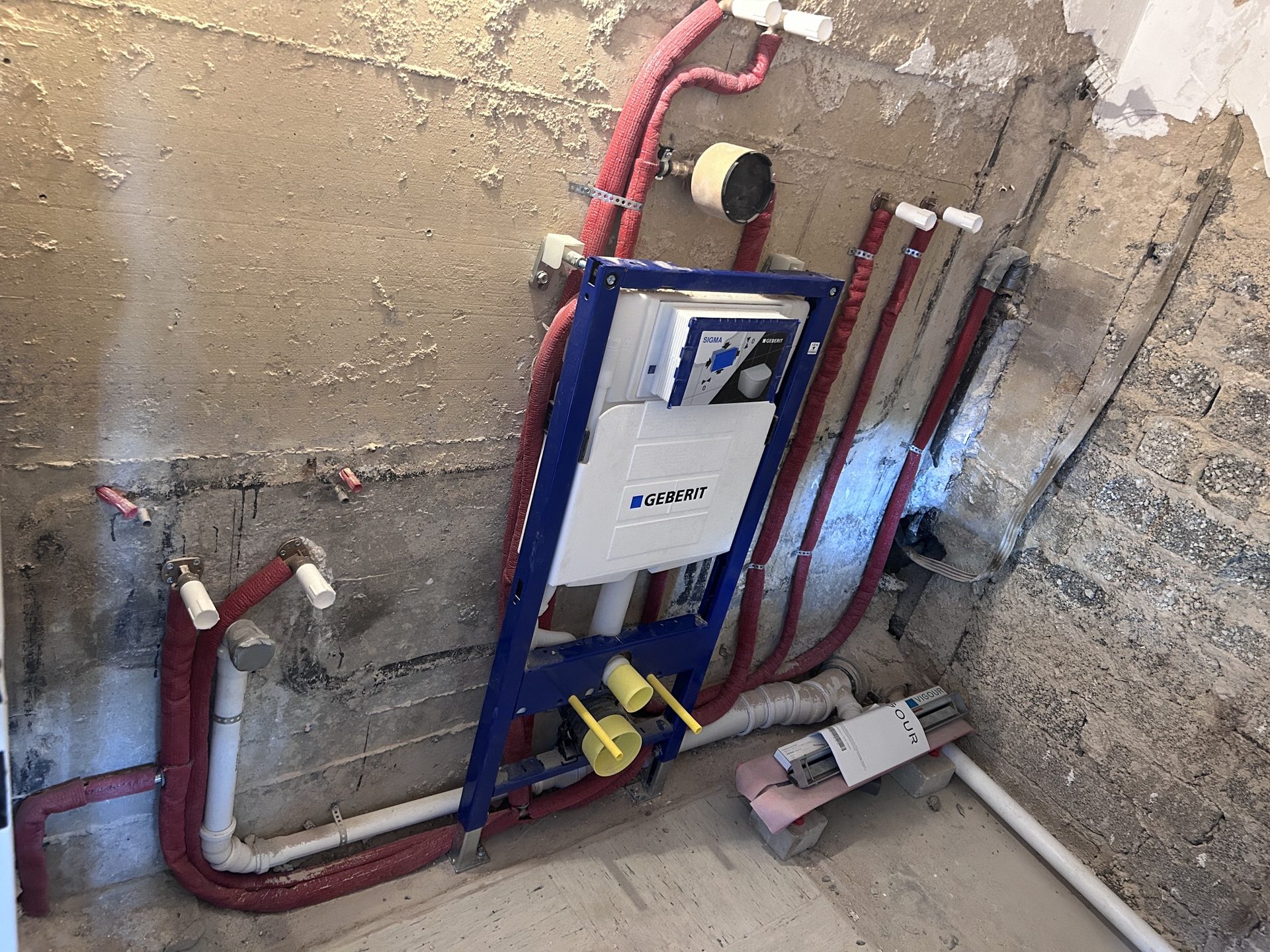 Sanitär-Vorwandinstallation Geberit